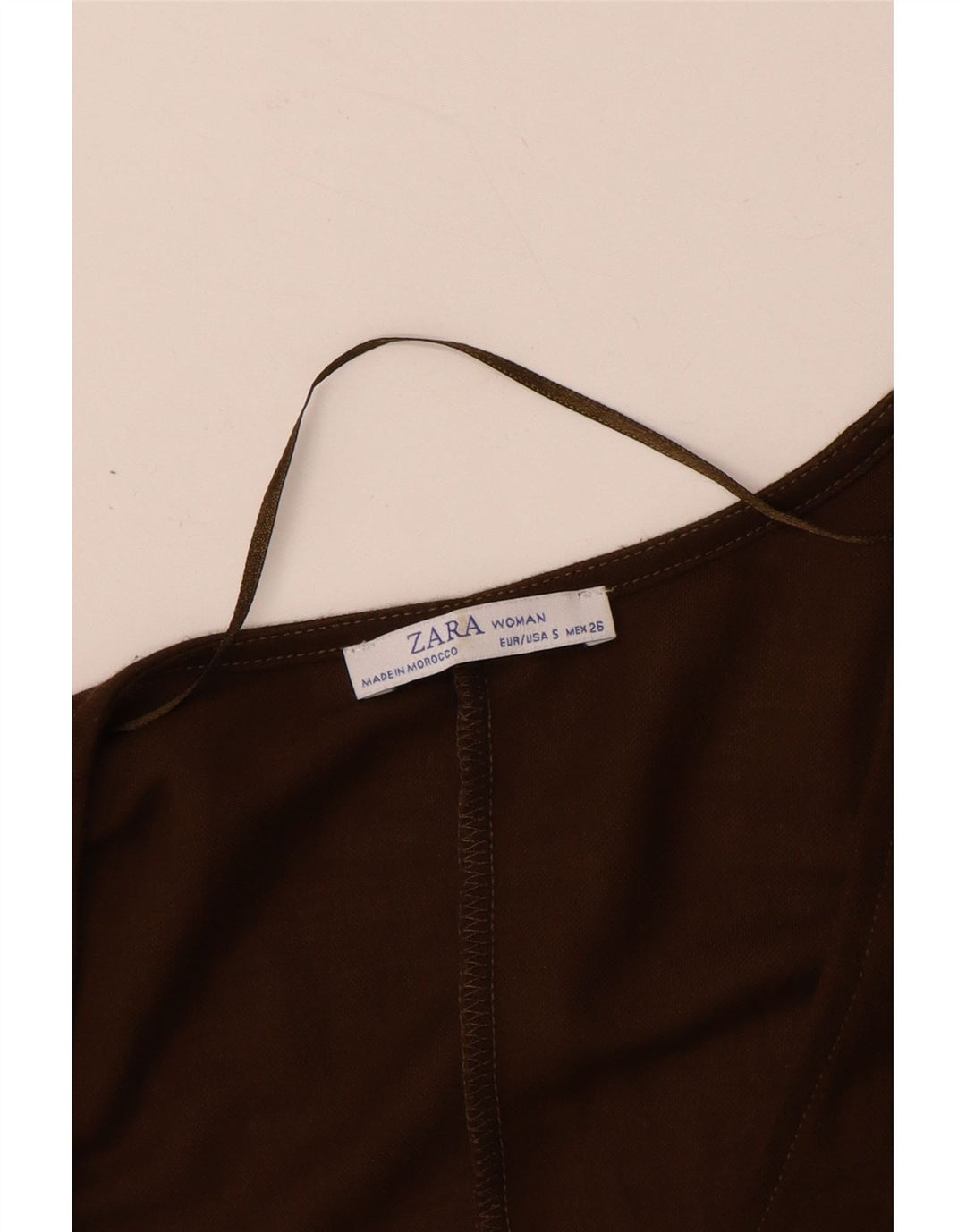 Damski kombinezon z długim rękawem ZARA UK 10 Small Brown Wiskoza