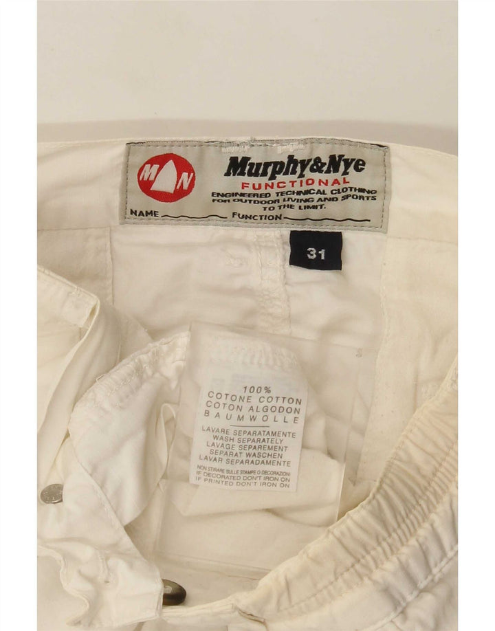 Męskie spodenki Chino Murphy & Nye W31 Średniobiała bawełna