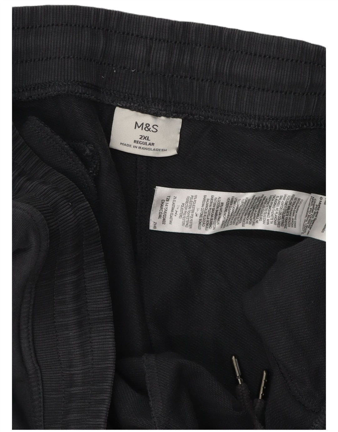 Męskie spodnie dresowe Marks & Spencer, 2XL, szare, bawełniane