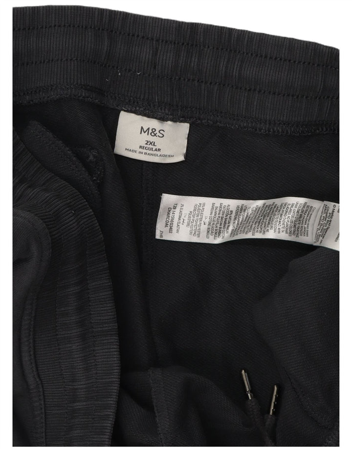 Męskie spodnie dresowe Marks & Spencer, 2XL, szare, bawełniane