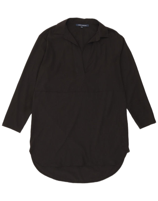 Damska koszula pulowerowa o przedłużonym fasonie FRENCH CONNECTION UK 8, mała czarna