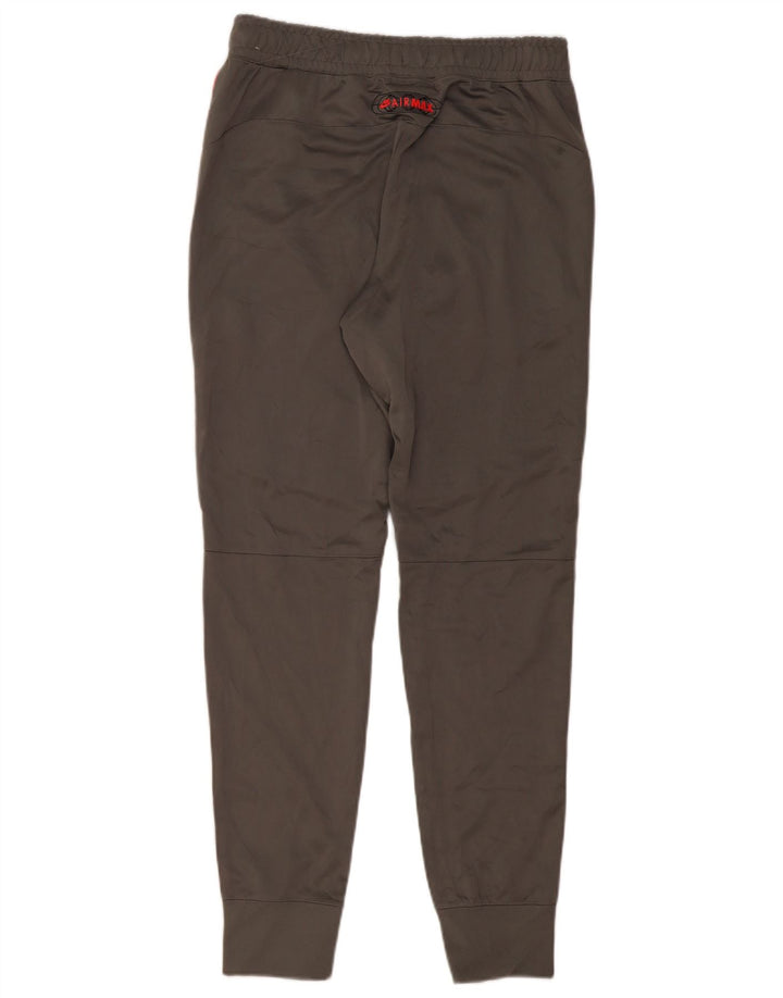 Męskie spodnie dresowe NIKE Joggery Średnioszary poliester w blokach kolorów