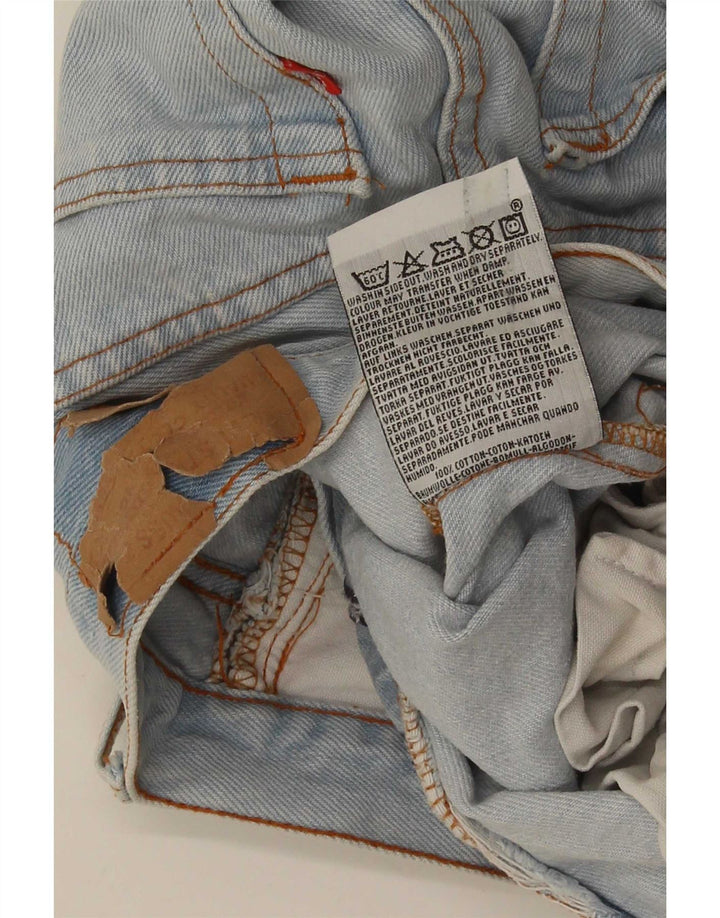 Męskie spodenki jeansowe Levi's 501, duże, W34, niebieska bawełna