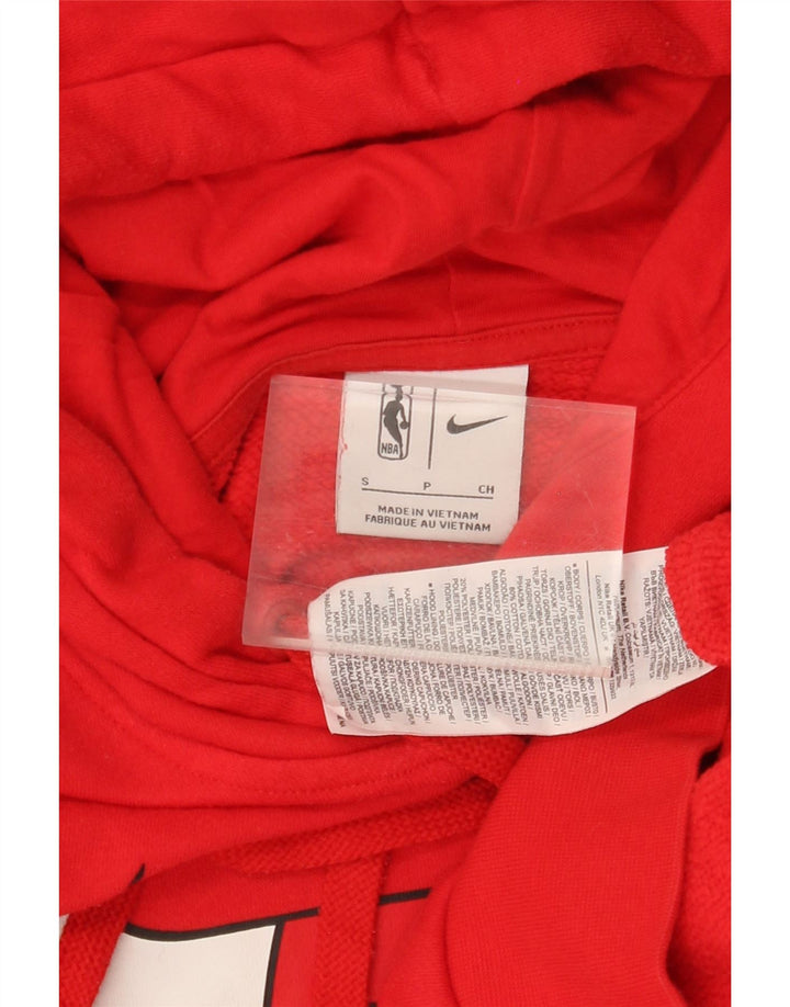 Damska bluza z kapturem NIKE Chicago Bulls Oversized Graphic UK 10, mała czerwona