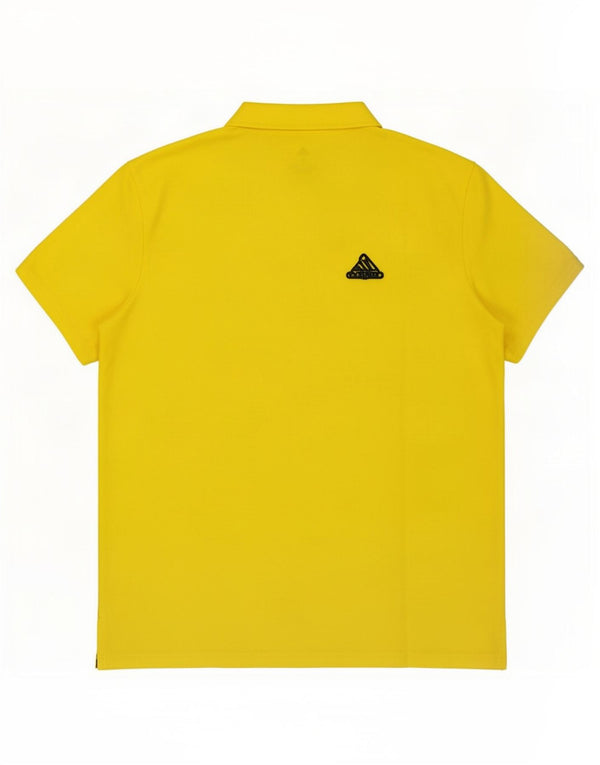 Męska koszulka polo Adidas Aeroready XL, żółta, poliestrowa