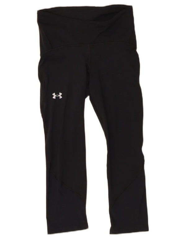 Damskie legginsy Capri Under Armour Heat Gear UK 8, małe, czarne