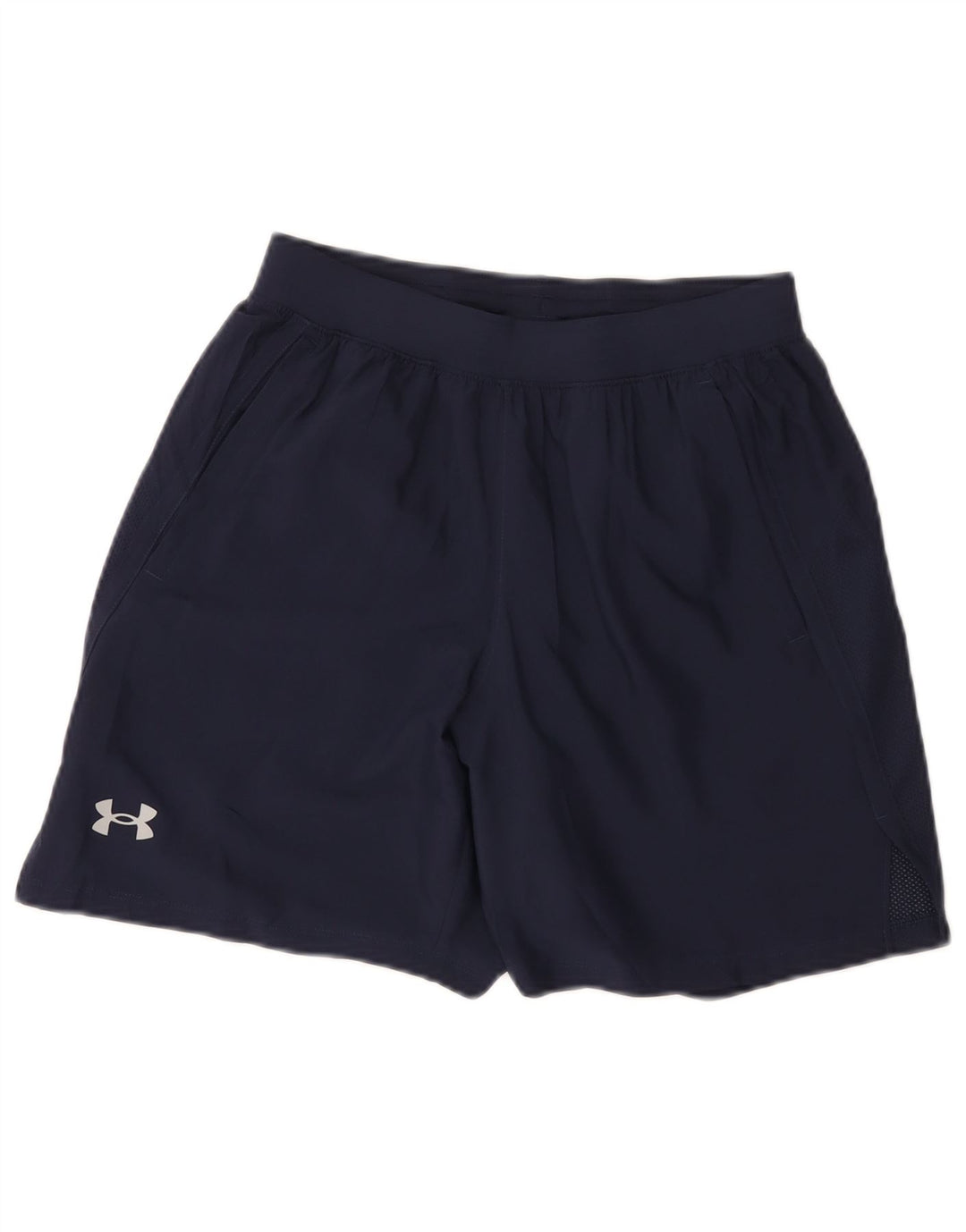Damskie spodenki sportowe Under Armour UK 10, małe, granatowe, poliestrowe