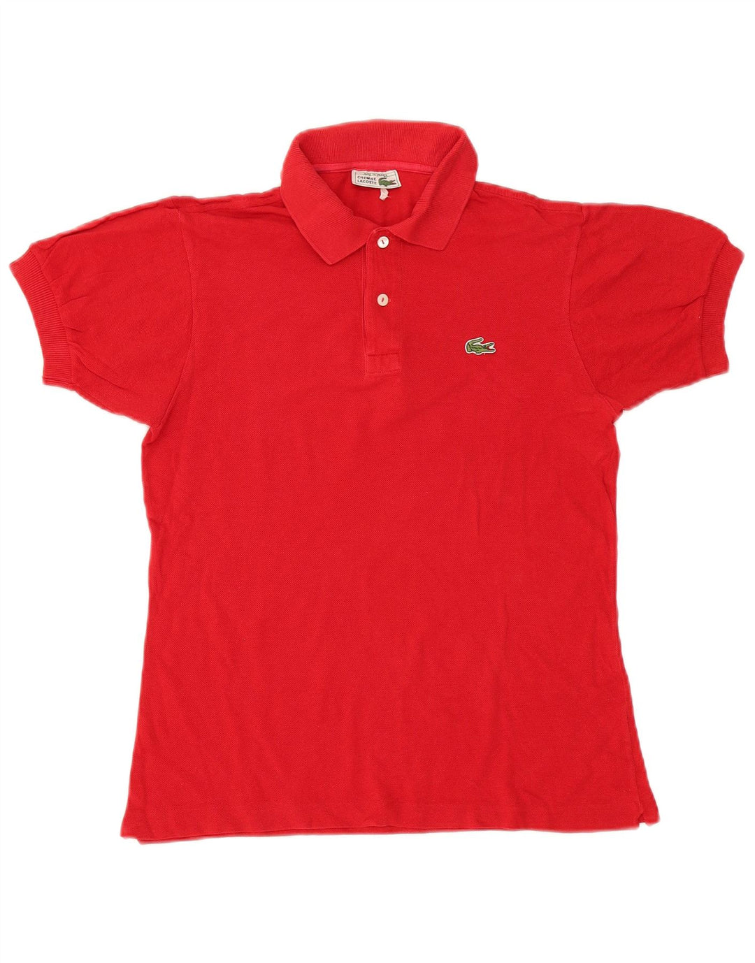 Męska koszulka polo Lacoste, rozmiar 3, mała, czerwona, bawełniana