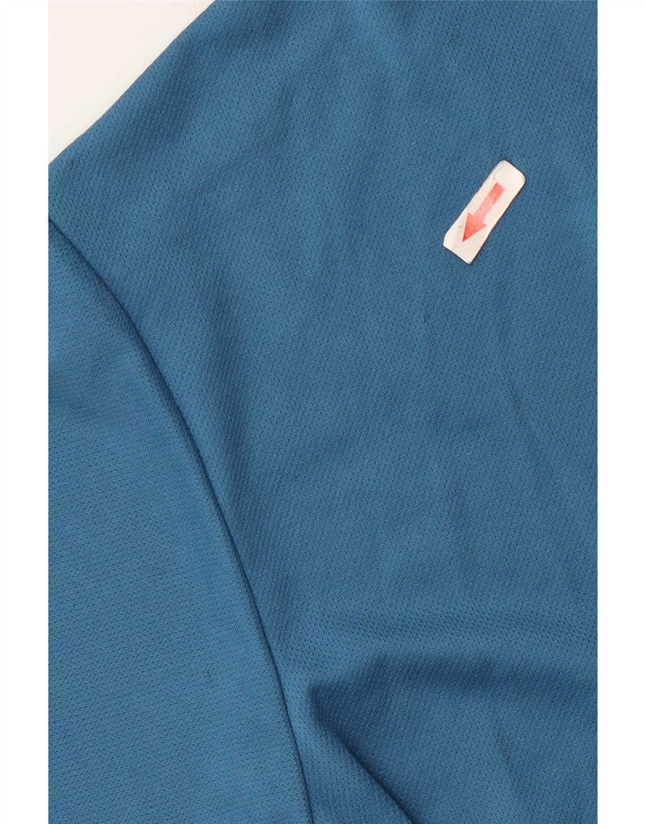 Adidas Męski T-shirt Climacool Top Mały Niebieski Poliester