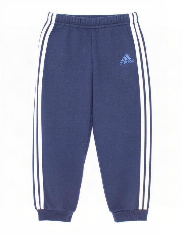 Spodnie dresowe Adidas Baby Boys Joggers 18-24 miesięcy Granatowa bawełna