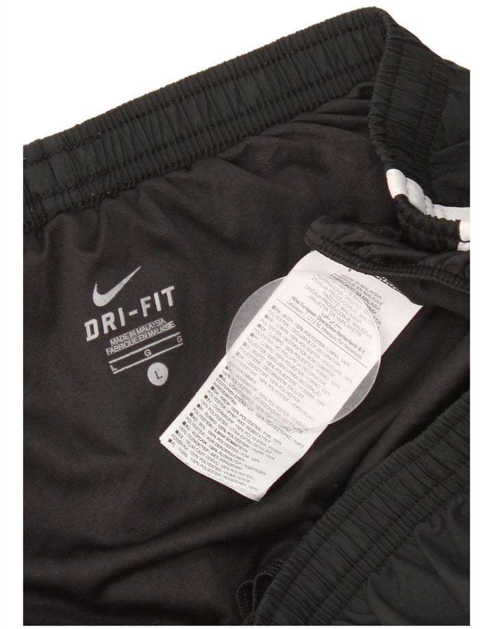 Damskie spodenki sportowe Nike Dri Fit UK 14, duże, czarne, poliestrowe