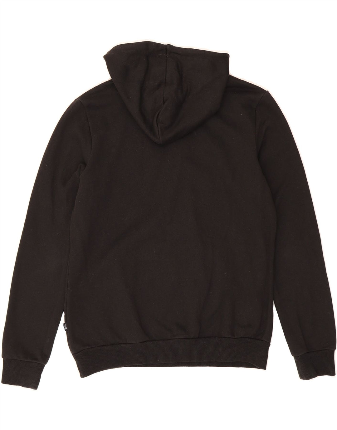 PUMA Womens Hoodie Jumper UK 14 Medium Black Cotton Vintage Puma and Second-Hand Puma from Messina Hembry 