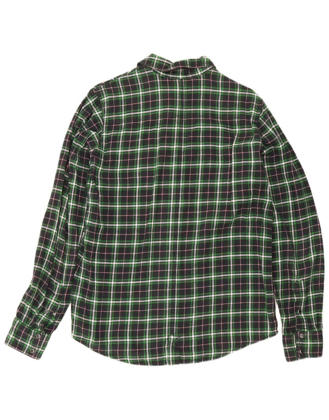 Męska koszula flanelowa Dickies, duża, bawełniana w zieloną kratkę