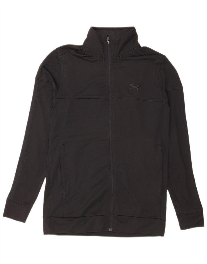 Męska kurtka dresowa Under Armour, mała, czarna, z poliestru