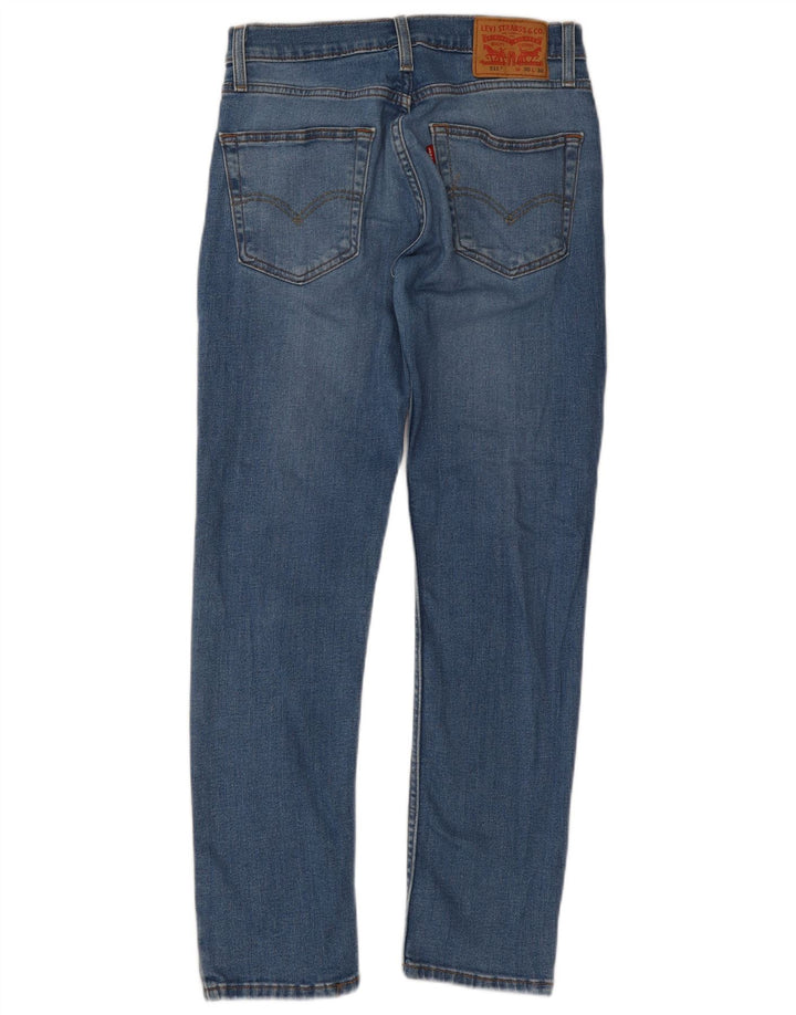 Męskie jeansy Levi's 511 Slim W30 L30 Niebieska bawełna