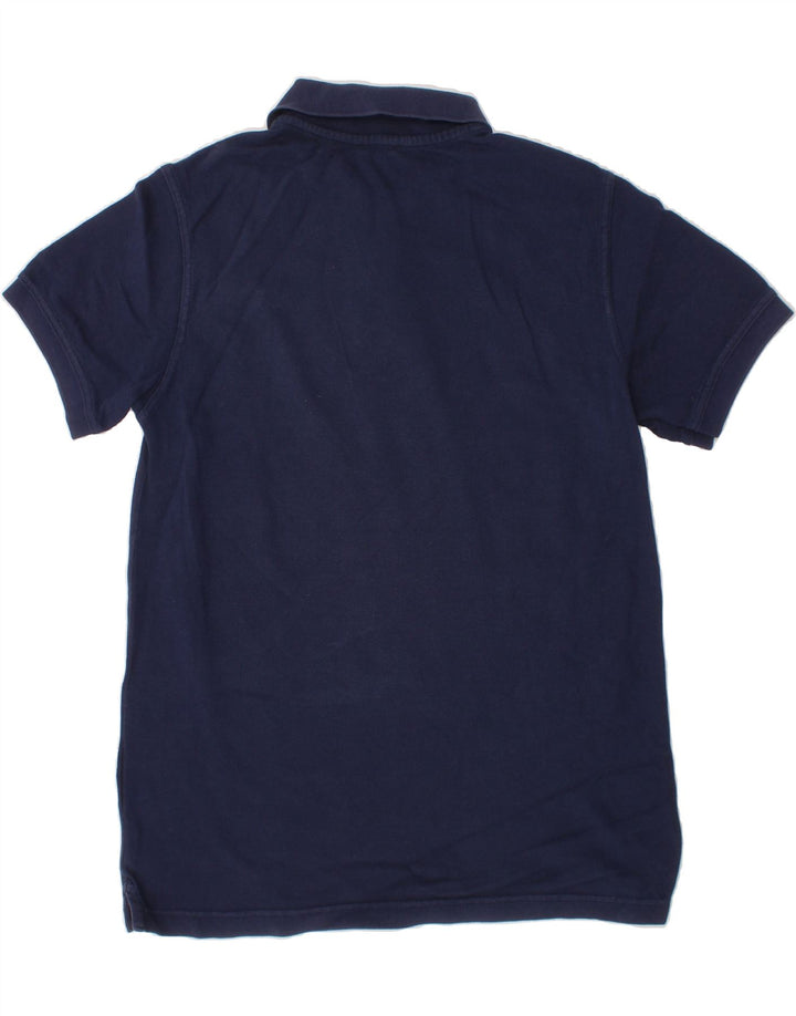 BENETTON Boys Polo Shirt 13-14 Years Navy Blue Vintage Benetton and Second-Hand Benetton from Messina Hembry 