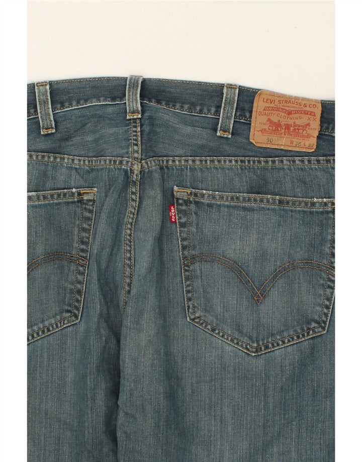 Męskie jeansy LEVI'S 501 Straight W38 L26 Niebieskie bawełniane
