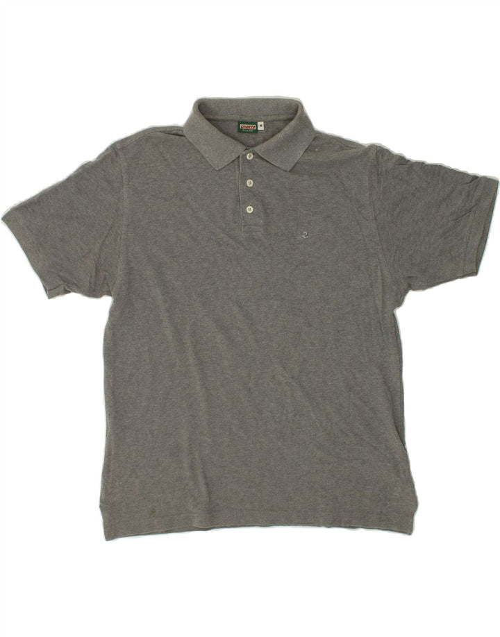 INVICTA Mens Polo Shirt Medium Grey Cotton Vintage Invicta and Second-Hand Invicta from Messina Hembry 