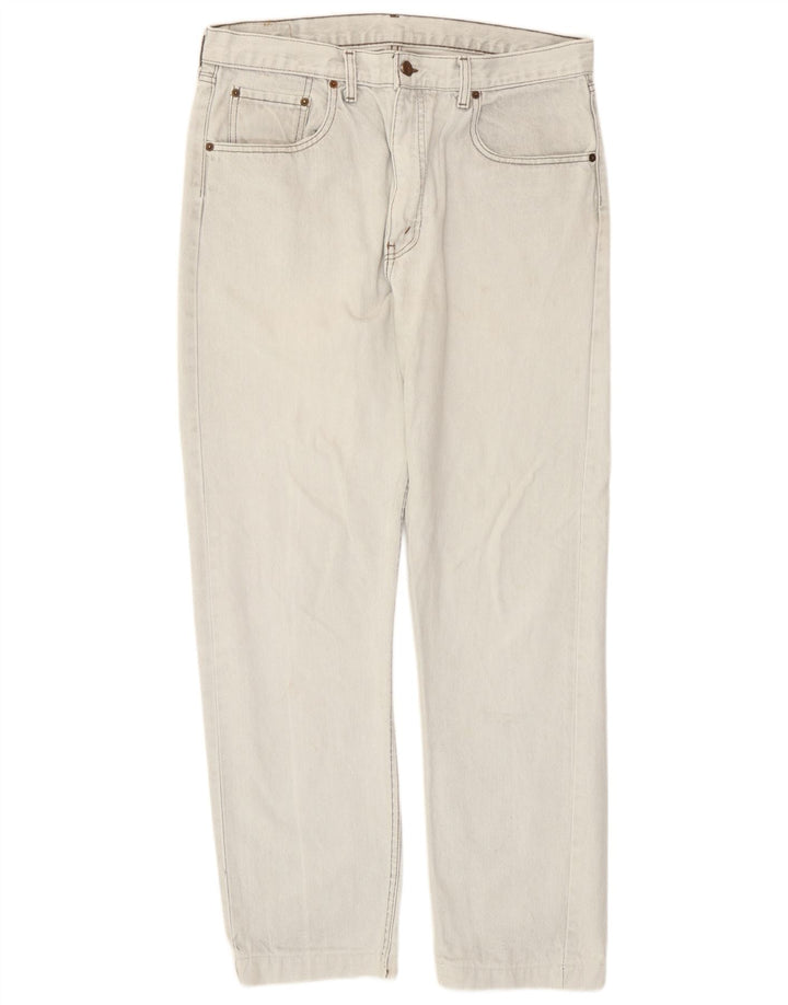 Męskie jeansy Levi's 505 Straight W38 L30 Szare