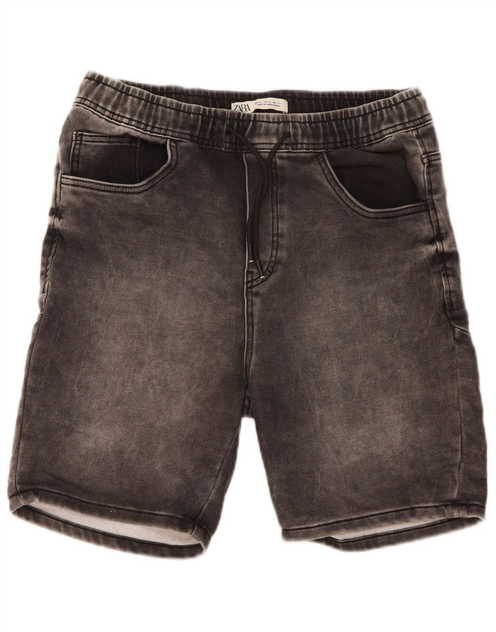 Męskie spodenki jeansowe Zara Medium W31, czarne, bawełniane