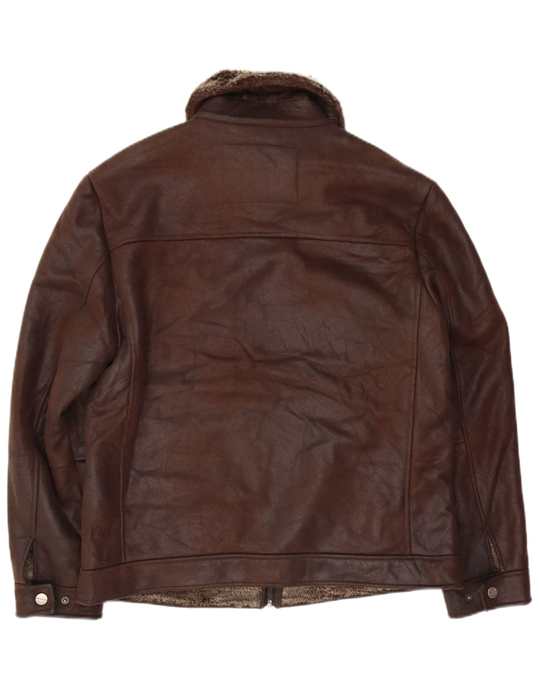 Kurtka męska London Fog Heritage Sherpa UK 38 Średni brązowy akryl