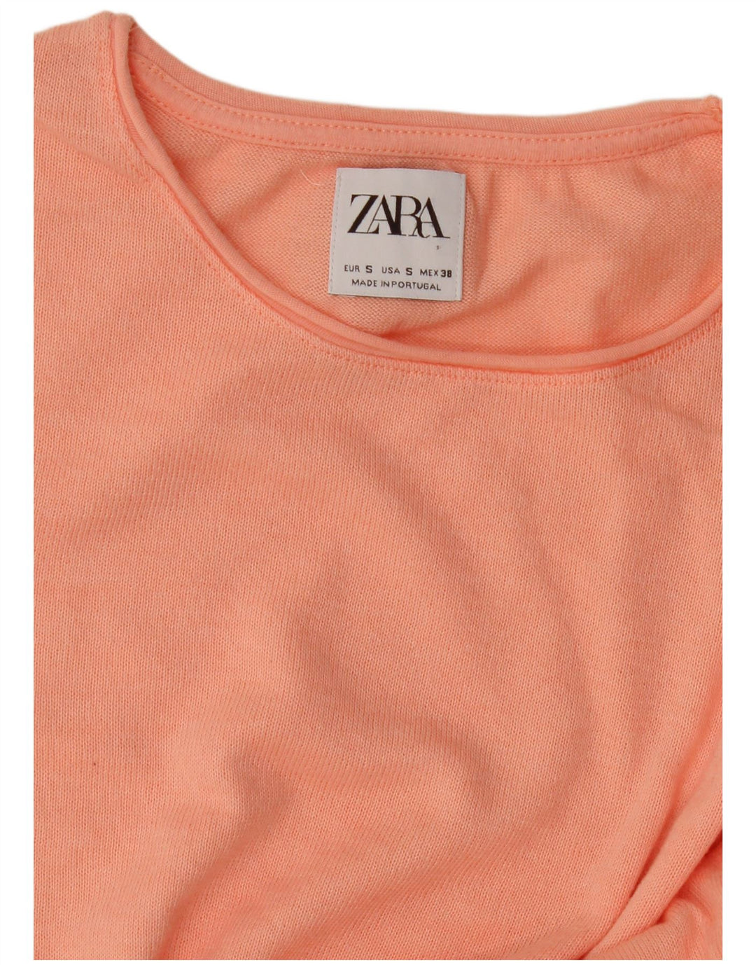 Damska koszulka oversize Zara Top UK 10 Small Pink