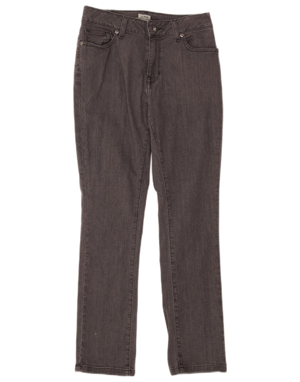 Damskie jeansy slim fit L.L.Bean UK 4 XS W24 L28 Szara bawełna