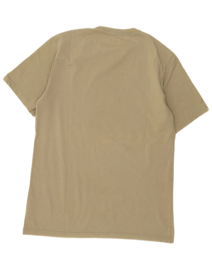 Męska koszulka Converse z grafiką, średnia, bawełniana khaki
