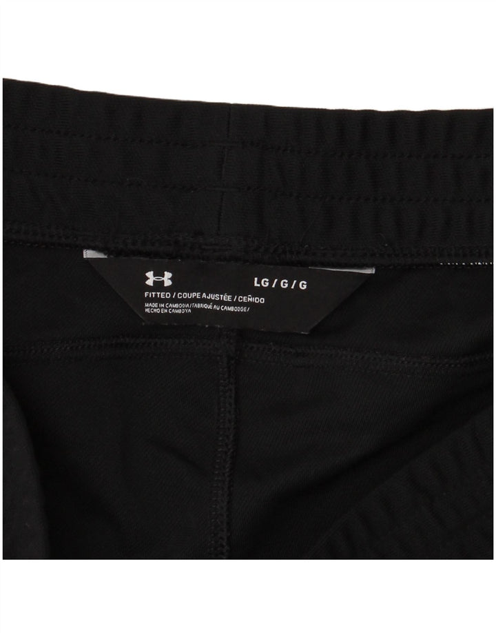 Męskie spodnie dresowe Under Armour, duże, czarne, z blokami kolorów