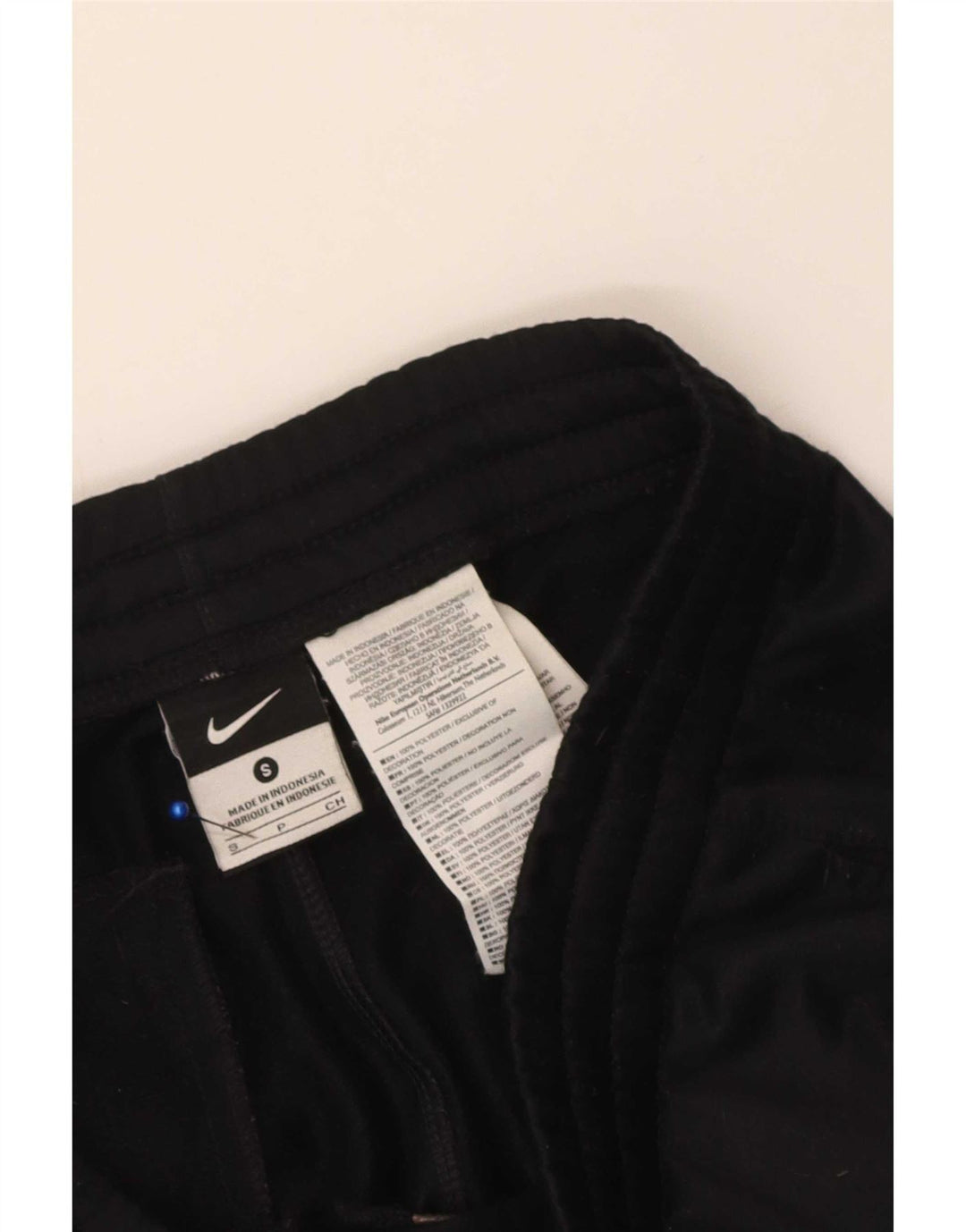 Męskie spodnie dresowe Nike, małe, czarne, poliestrowe