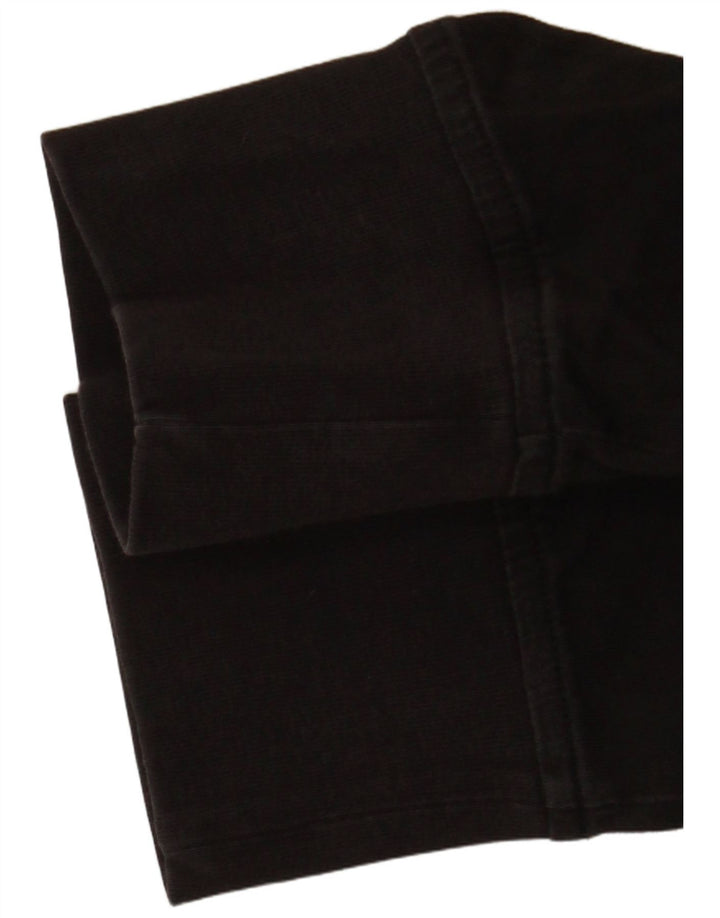 Męskie jeansy Calvin Klein z grafiką, długimi rękawami, małe, czarne, bawełniane