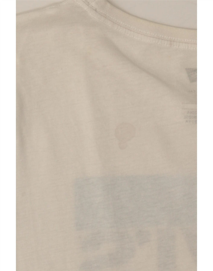 LEVI'S Boys Graphic T-Shirt Top 13-14 Years White Cotton Vintage Levi's and Second-Hand Levi's from Messina Hembry 