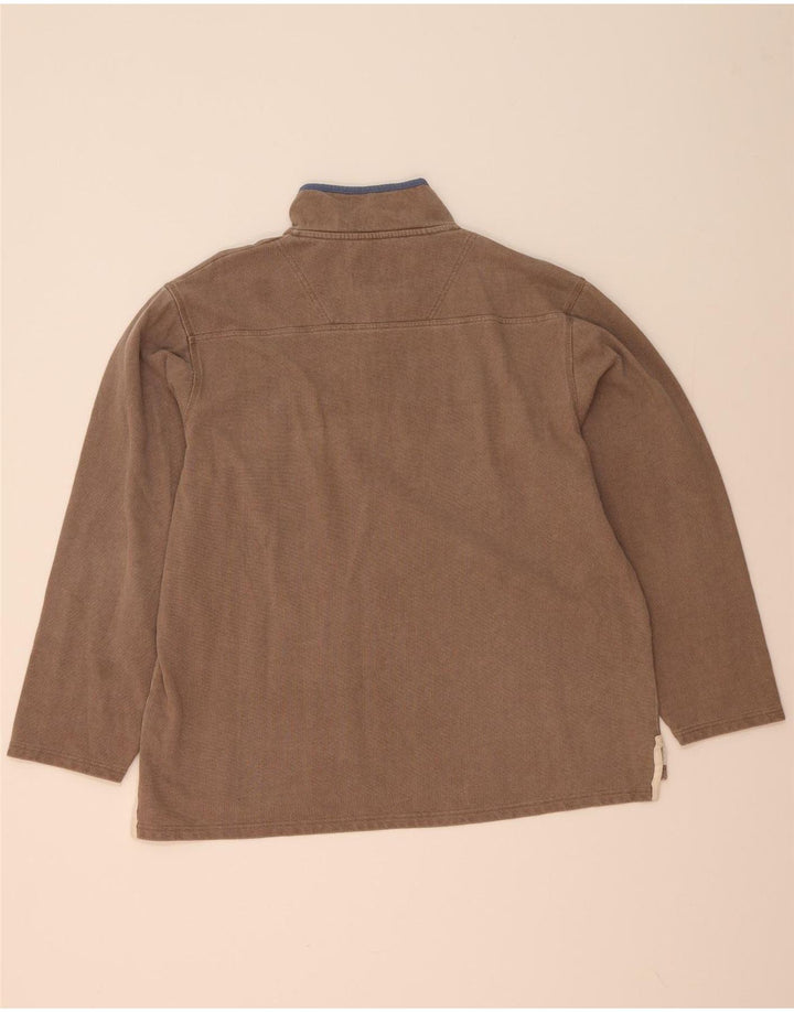 Crew Clothing Męska bluza z zamkiem błyskawicznym, duża, szara