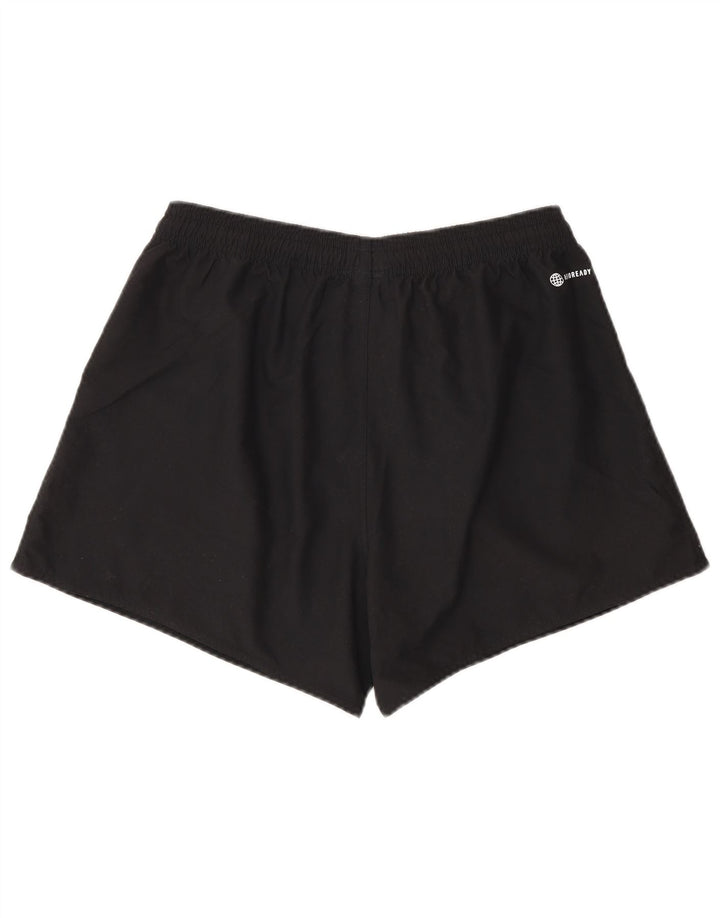 Męskie spodenki sportowe Adidas Aeroready Graphic, średni czarny poliester