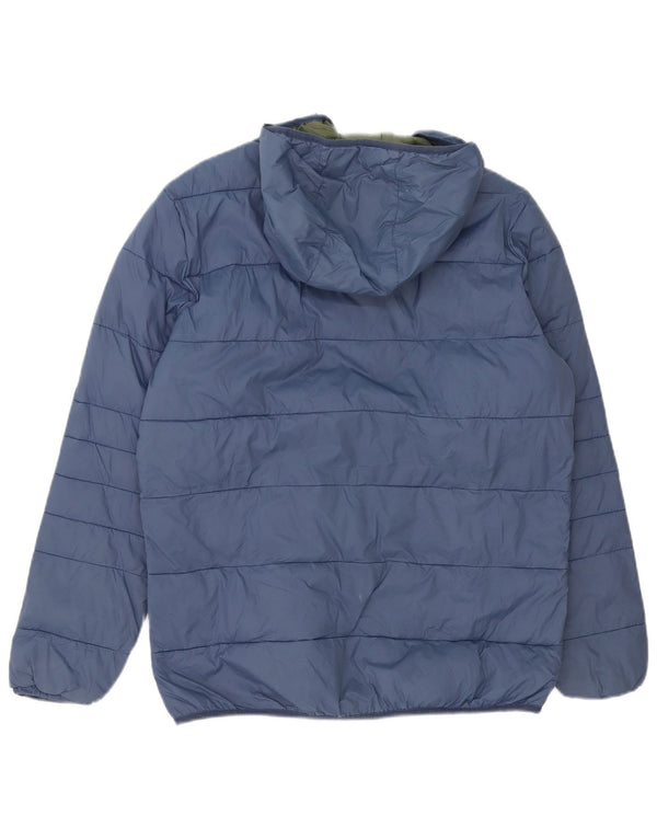 Męska ocieplana kurtka z kapturem Jack & Jones UK 38, średni niebieski
