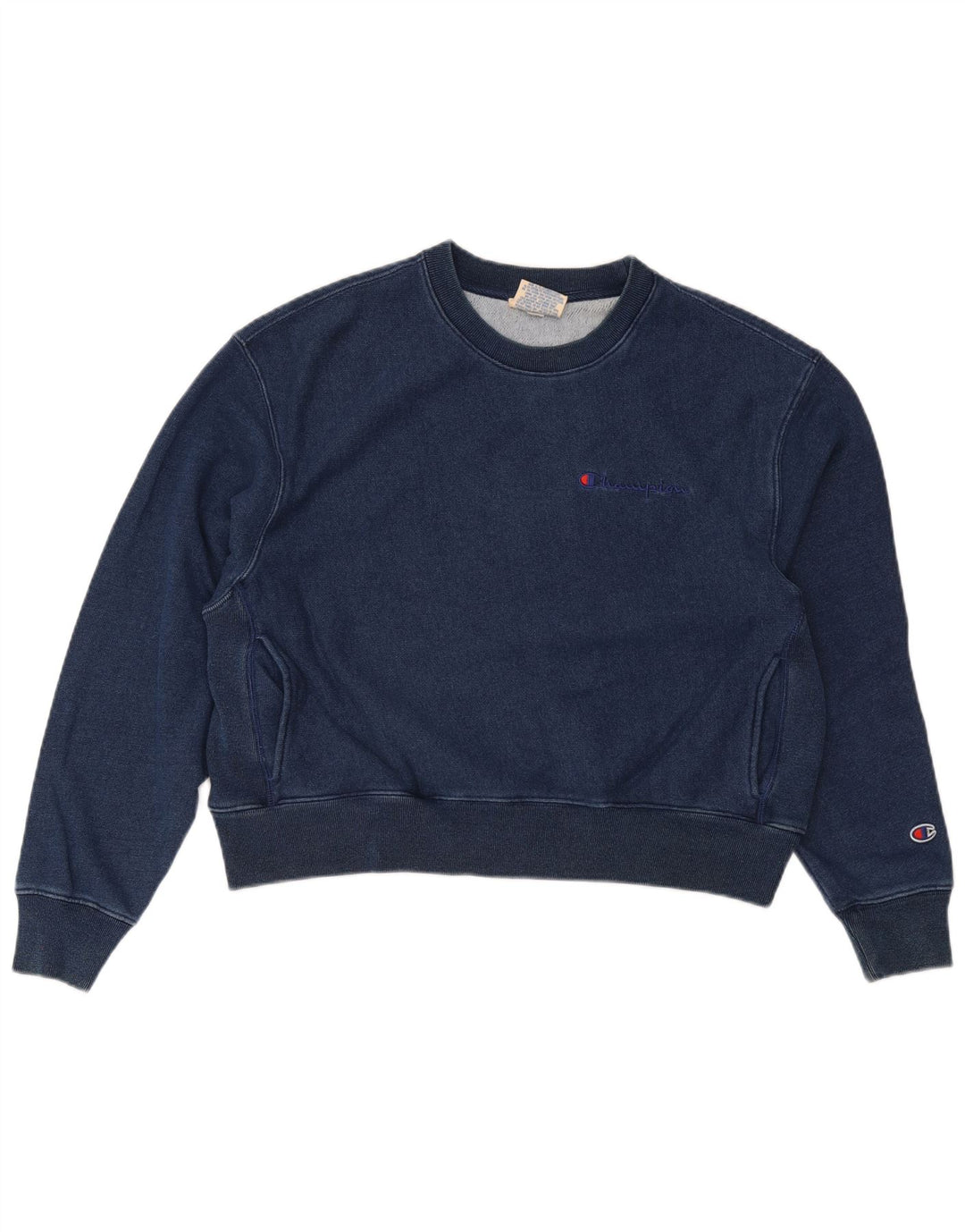 Sweter damski Champion Crop Oversize UK 14, średni granatowy