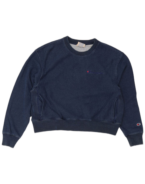 Sweter damski Champion Crop Oversize UK 14, średni granatowy