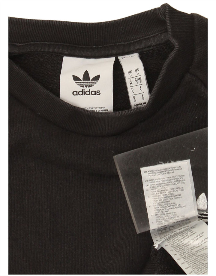 Adidas Męska Bluza Sweter Mała Czarna Bawełna