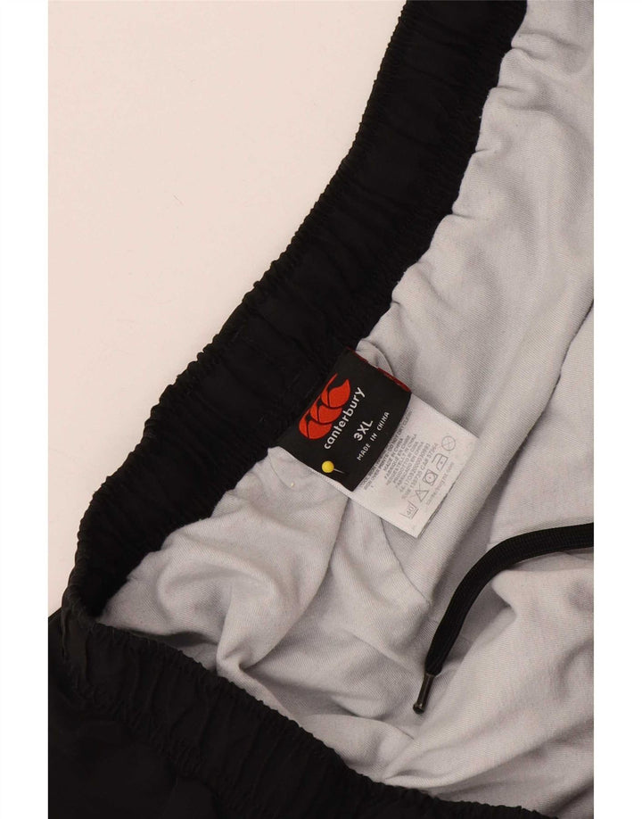 Męskie spodnie dresowe Canterbury 3XL, czarny poliester