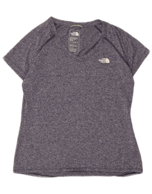 T-shirt damski The North Face UK 12, średni granatowy, nakrapiany poliester