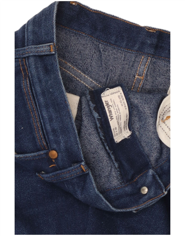 Wrangler Męski W36 Duży Granatowy Bawełniany