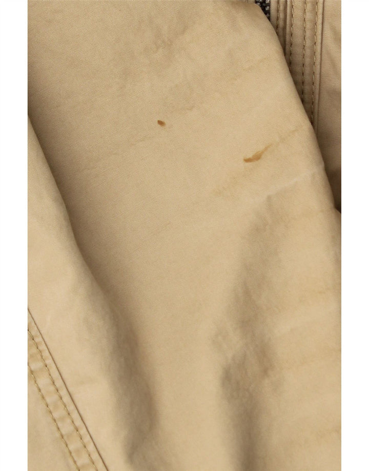 Męska kurtka bomberka HOLLISTER UK 42 XL, beżowa, bawełniana