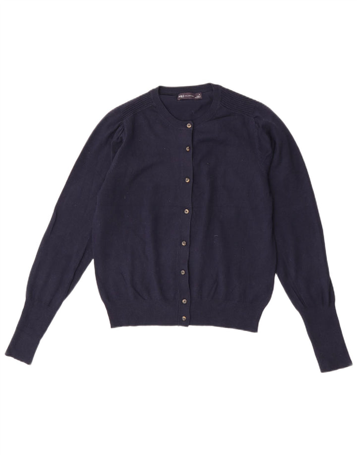 Sweter damski Marks & Spencer UK 12, średni granatowy, wiskoza