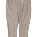 Damskie legginsy Nike Dri Fit Capri UK 14, średnioszary, geometryczny poliester