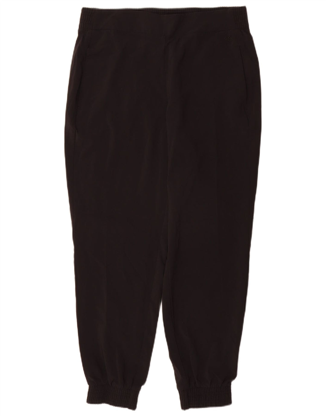 Damskie spodnie dresowe Calvin Klein Joggers UK 14 Średni czarny poliester