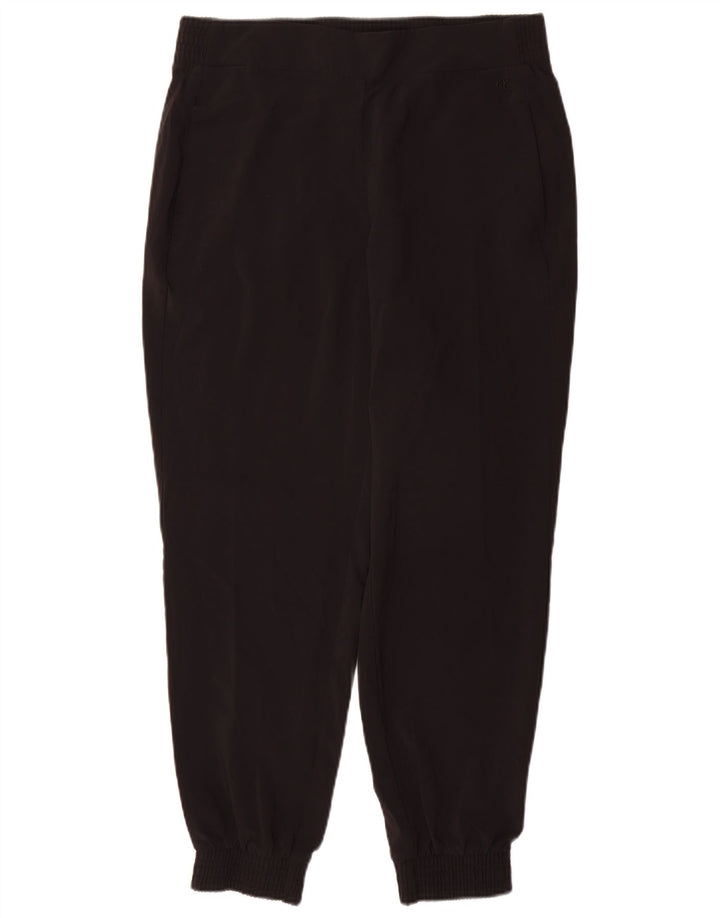 Damskie spodnie dresowe Calvin Klein Joggers UK 14 Średni czarny poliester