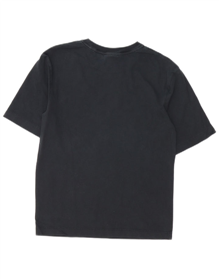 Męski T-shirt z grafiką Nike, mały, czarny, bawełniany