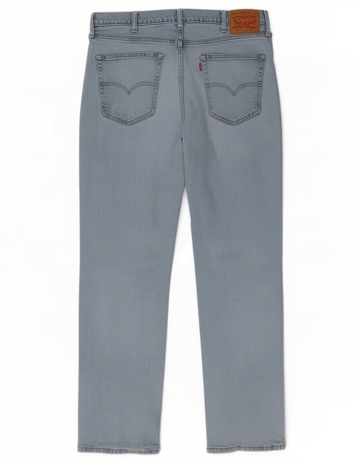 Męskie jeansy Levi's 514 Straight W38 L32 Niebieskie bawełniane