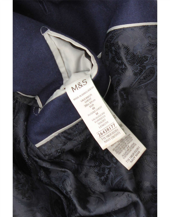 Marks & Spencer Męska marynarka zapinana na 2 guziki, UK 38/40, średni granat
