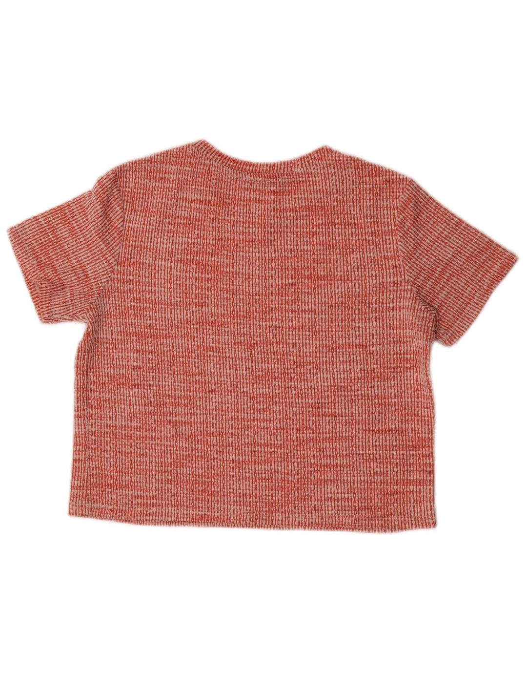 ZARA Womens Crop T-Shirt Top UK 10 Small Red